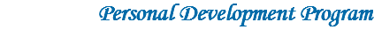 Personal Development Program